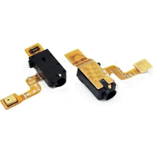 New Earphone Headphone Audio Jack Flex Cable With Mic Microphone For Sony Xperia XA F3111 F3112 F3115 F3116