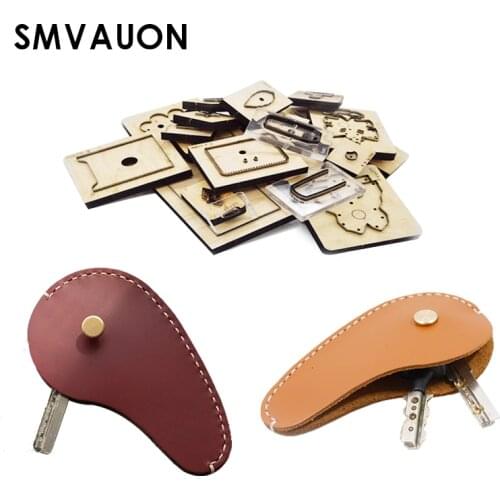SMVAUON Wood Die Cutting Knife Mold Diy Leather Keychain New Japanese Steel Mold Suitable For Die-Cutting Machines
