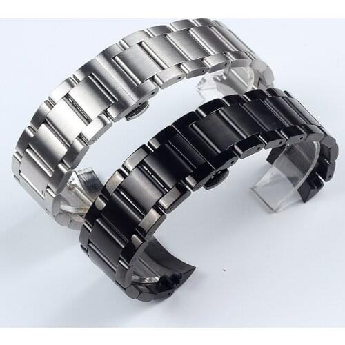 Solid Stainless Steel Watch bands For Frontier / Classic Gear S3 Watch Strap 22MM Men fashion Business Watchbands 2019