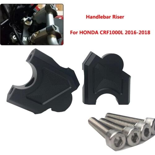 For Honda CRF1000L 2016 2017 2018 Motorcycle Handlebar Riser Handle bar Clamp Higher Extend Adapter CRF 1000L Africa Twin ABS