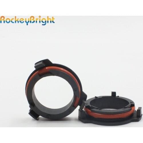 Rockeybright for Opel Astra G H7 LED Bulb Holders Retainer Clip for VW Saveiro H7 Led Headlight Adapter for Honda LED H7 Socket