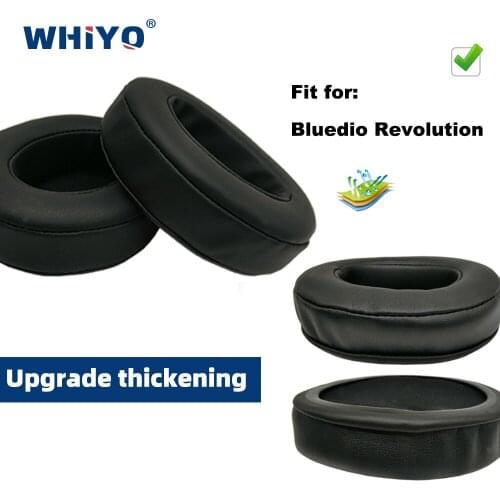 Replacement Ear Pads for Bluedio Revolution Headset Parts Leather Cushion Velvet Earmuff Earphone Sleeve Cover