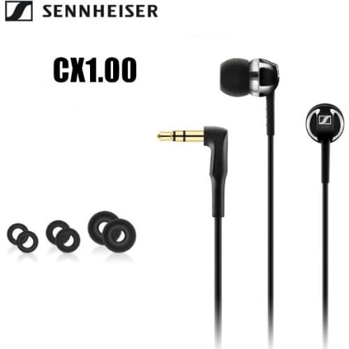 Sennheiser CX1.00 Stereo Earphones Music Game Sport Earbuds HIFI Deep Bass Headphones For iPhone Androd 3.5mm Wired Headset
