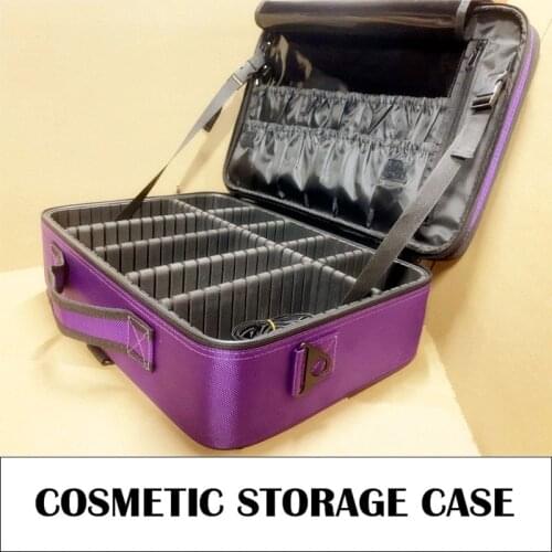Women Fashion Cosmetic Bag Case Travel Makeup Organizer Storage Suitcase Box Cosmetics Pouch Bags Beauty Case For Beautician New