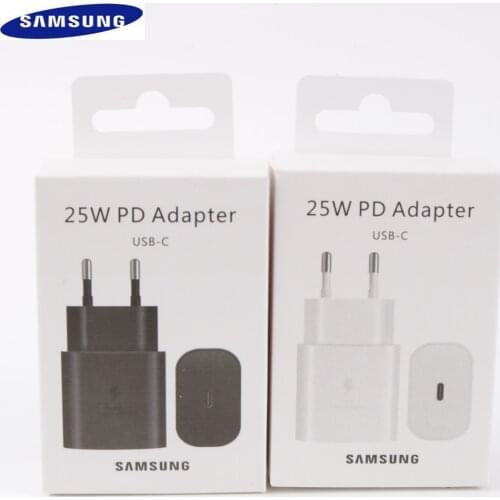 For Samsung A52 Note 20 10 A70 Super Fast Charger Cargador 25W EU Power Adapter For Galaxy S21 S20 A90 A80 S10 5G TypeC Cable