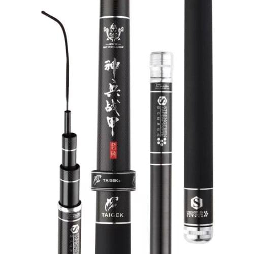 3.6m, 3.9m, 4.5m, 4.8m, 5.4m, 5.7m, 6.3m, 7.2m carbon fishing rod hand pole super hard 28 adjustment crucian carp