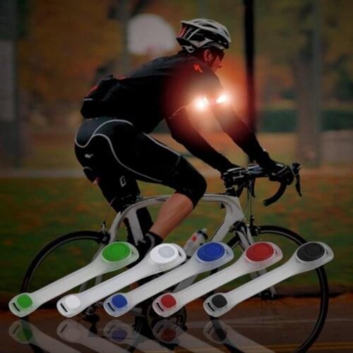 Cycling bike light Bicycle riding safety warning light night running warning light sports leggings tied arm light