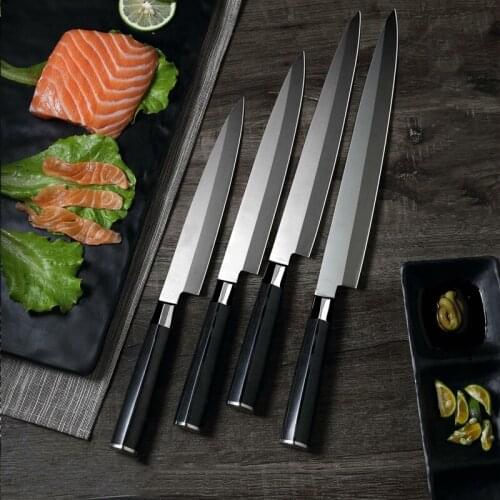 Japanese Knives Kitchen Sashimi Sushi Yanagi Fish Filleting Chef Knife Kitchen Accessories Cooking Knives Tool Micarta Handle