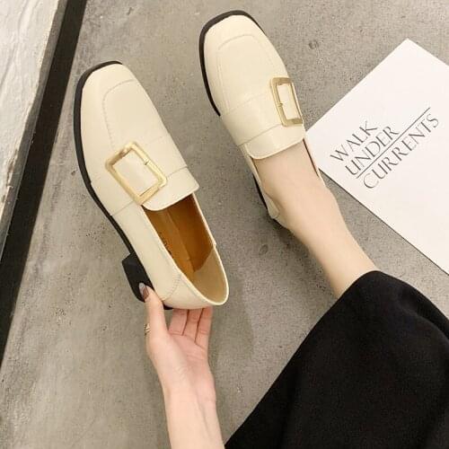 Hot Fashion High Heels Platform High Heels New All-match Spring Square Toe Mid-heeled High-heeled Shoes Women Shoes High Heels