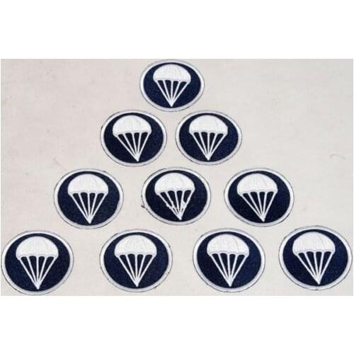 10 PCS WWII WW2 US AIRBORNE PARATROOPER GARRISON CAP BADGE INSIGNIA - World military Store