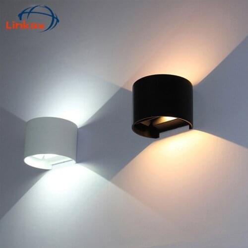 12W lampada LED Aluminium wall light rail project Square COB LED wall lamp bedside room bedroom wall lamps arts