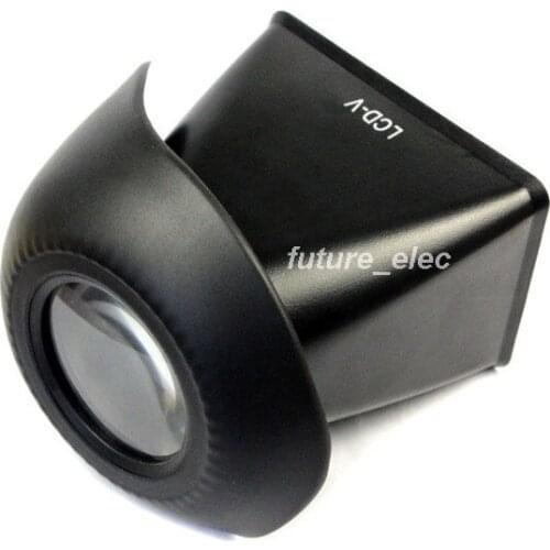 2Pcs LCD-V6 2.8x Magnifier LCD V6 Viewfinder Extender Eye Cup Eyecup Hood Holder 3 inch for Canon EOS M EOSM Mirrorless Camera