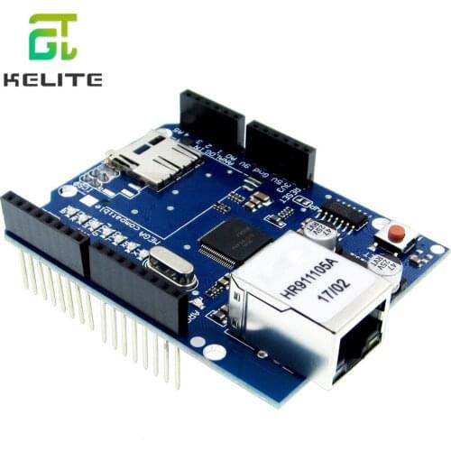 5PCS/LOT Ethernet Shield W5100 2009 UNO Mega 1280 2560 ATMEGA 328