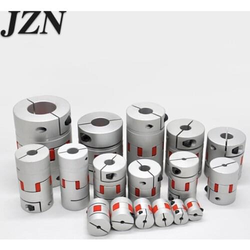 Free shipping 1PCS Plum coupling flexible aluminum coupling diaphragm three claw servo stepper motor coupling