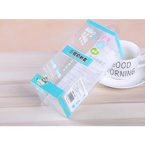 Free delivery UV Protected pvc boxes clear printed cosmetic boxes Customized Full Colors clear gift box suppliers ---DH40044