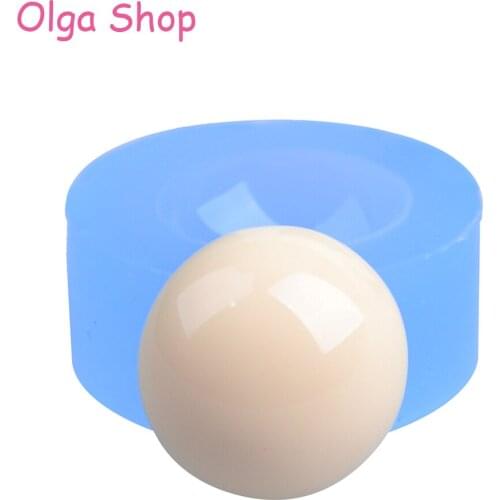 BYL038 Round Cabochon Silicone Mold - for Candy Chocolate Making Fondant Cake Decoration Resin Polymer Clay Earring Bead Charm