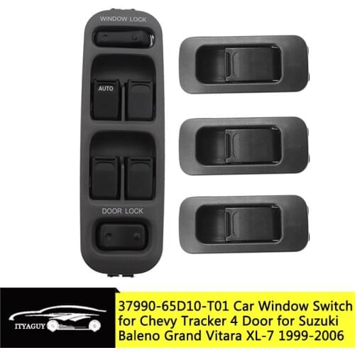 Electric Power Window Master Switch For Chevy Tracker For Suzuki Grand Vitara Baleno 37990-65D10-T01 37995-75F00-T01 AM-33968442