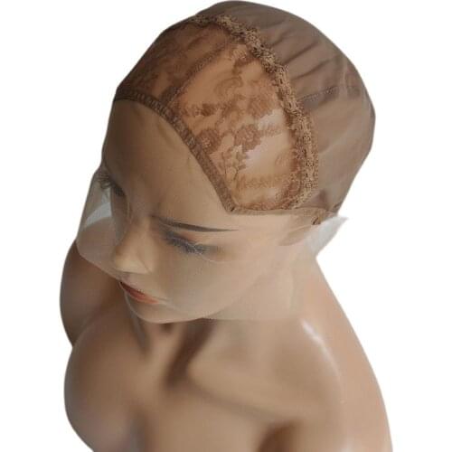 Lace Front Wig Cap With Swiss Lace Wig Hair Net For Making Wig With Adjustable Straps Glueless Weaving Cap Mesh Wig Cap