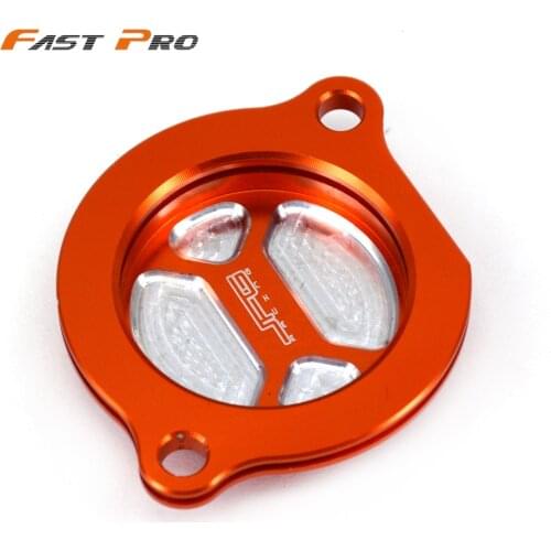 Motorcycle CNC Oil Filter Cover Cap For KTM SX SXF SXR XC XCW XCF EXCF XCFW 250 400 450 520 525 ADVENTURE 950 990 Dirt Bike