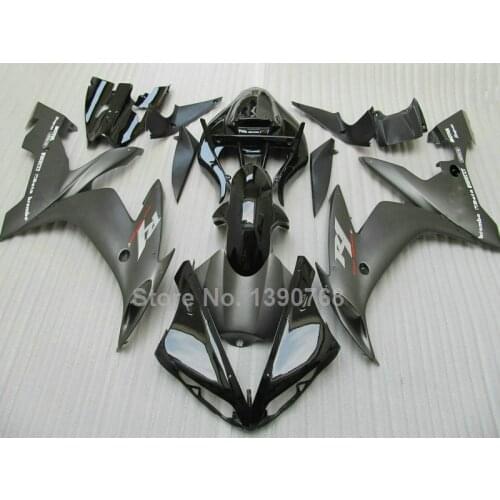 Motorcycle unpainted bodywork fairing for YAMAHA injection mold YZF R1 04 05 06 matte black fairings set YZFR1 2004-2006 PQ43