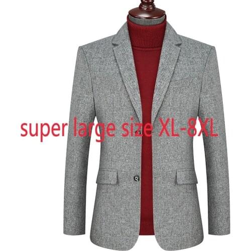 New Arrival Fashion Suepr Large Autumn Style Men Youth Fashionable Casual Suit Single Breasted Plus Size XL2XL3XL4XL5XL6XL7XL8XL