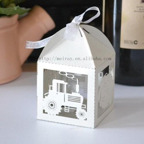 New products baby,kids birthday party supplies,laser cut paper party bags, kids party favors wholesale