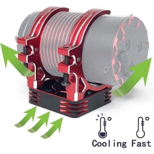 40mm Cooling Fan Heat Sink with Bracket for 4268 4274 4068 4076 4082 4092 Brushless Motor Accessories