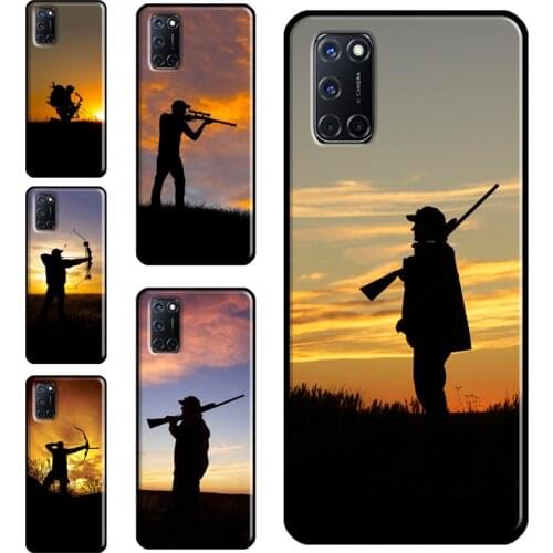 Hunter Dog Hunting Case For OPPO A15 A83 A91 A93 A31 A53 A5 A9 2020 A52 A72 A1K A3S A5S Reno2 Z F5 F7 Cover