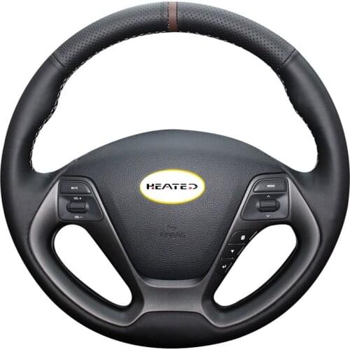 Braiding cover for steering wheel cover for Kia K3 2013-2018 Ceed Cee'd Cerato Forte Koup Forte5 2014-2018 Steering wheel Cover