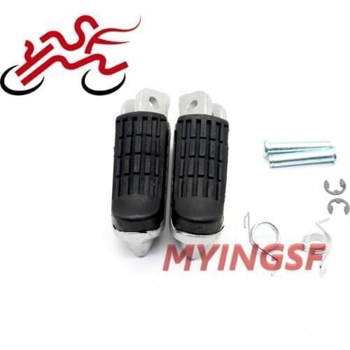 Front Footrest Foot Peg Pegs for Honda CBR250R 2011-2013 CBR300R 2015-2019 CBR500R 2014-18 Pedal Footboard Rubber Bracket Mount