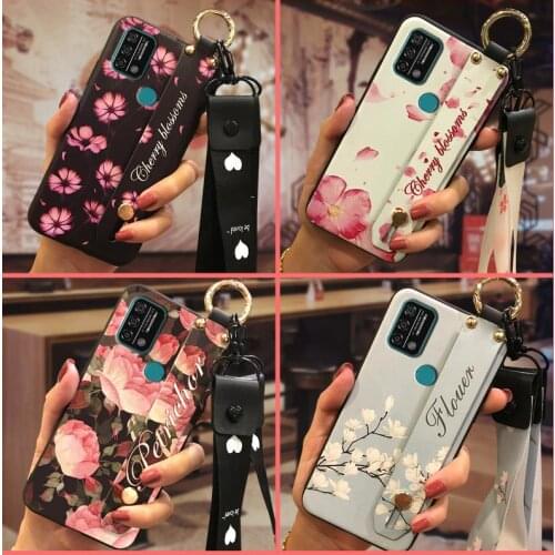 Wristband Shockproof Phone Case For UMIDIGI A9 For Woman Durable New Arrival Wrist Strap