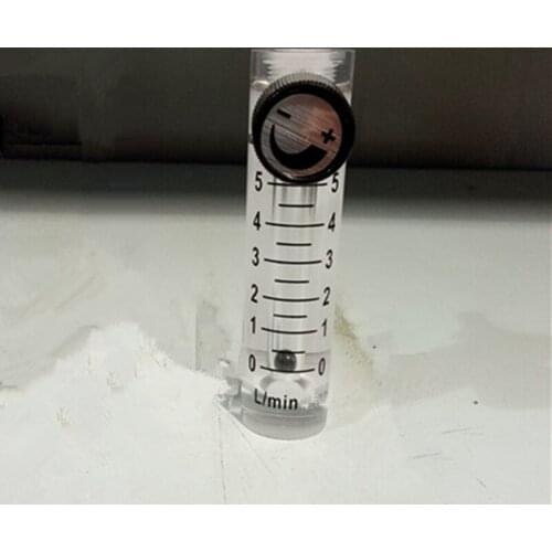 Air Oxygen gas flow meter flowmeter sensor counter caudalimetro flow indicator H=90mm LZQ-3 0-5/10LPM plastic with conectrator