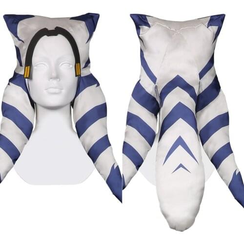 Ahsoka Tano Cosplay Hat Headgear Costume Accessories Halloween Carnival Suit