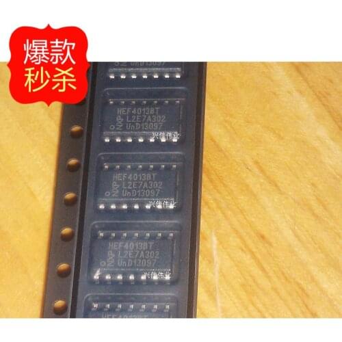 10PCS New original authentic CD4013 HEF4013 HEF4013BT SOP14 Logic - Flip Flops