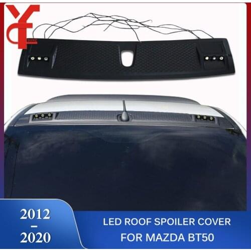 LED Roof Spoiler Cover Raptor Accessories For Mazda BT50 2012 2013 2014 2015 2016 2017 2018 2019 2020 Black Car Parts YCSUNZ