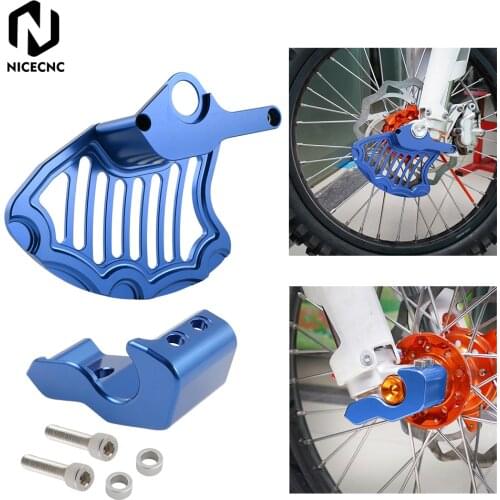 Fork Leg Shoe Guard Front Brake Disc Guard Cover For Husaberg Husqvarna TE FE TC FC TX FX FS 125 150 250 350 390 450 501 2014