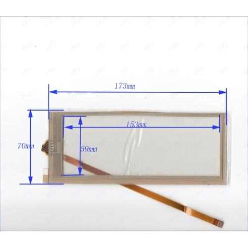 ZhiYuSun WM3688 6 Inch Touch Screen welding 173*70mm for GPS CARS 173*70