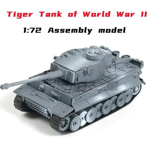 1/72 WW II Germany Tiger Tank Model Panther Assembly Panzer Model World of Tanks Assembling Military Toy