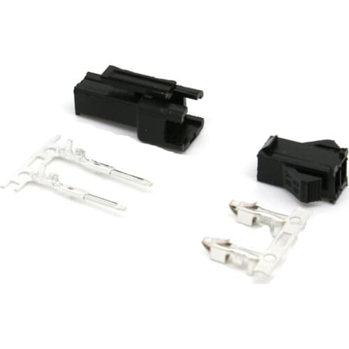 10pcs 3D printer accessories connector SM2.54 power connector socket 2 pairs of plug 2P male / female / Reed set