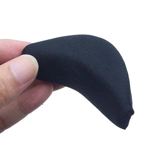 10PC=5Pairs Black Foot Toe Stopper Big Shoes Toe Front Long Top Filler Wholesale Anti-pain Sponge Toe Plug Half Forefoot Cushion