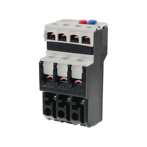 3 Pole 3P Motor Protection Thermal Overload Relay 4-6A 1 NO 1 NC
