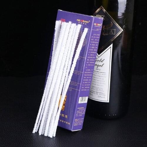 50Pcs/Set Smoking Pipe Cleaners Blend Cotton Rods Tobacco Smoke Mouthpiece Convenient Disposable Cleaning Tool Accessory