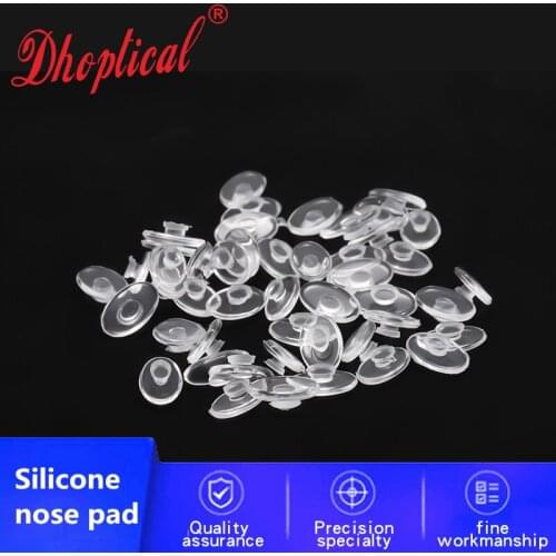 Silicone nose pad eyewear parts 500pcs push in eyeglasses accessories