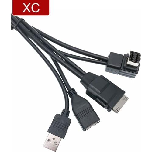 Car Usb Cable CD-IU201N USB to 30 Pin Interface for Pioneer AVIC Z150BH X950BH X850BT AppRadio Car Stereo Connector Cable