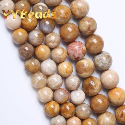 Natural Chrysanthemum Stone Beads Round Loose Charm Beads For Jewelry Making DIY Bracelets Necklaces Accessories 4 6 8 10 12mm