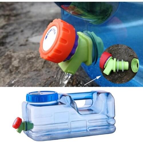 10L Home Outdoor Water Srotage Bucket Portable Large Capacity Water Canister Car Storage Tank Water Container with Faucet