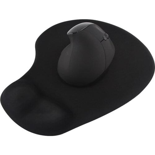 Ergonomics Suction-cup Non-slip Mouse Pad Wholesale Wrist Mouse Pad Silicone Cloth Rubber Anti Slip Design Mousepad No Smell