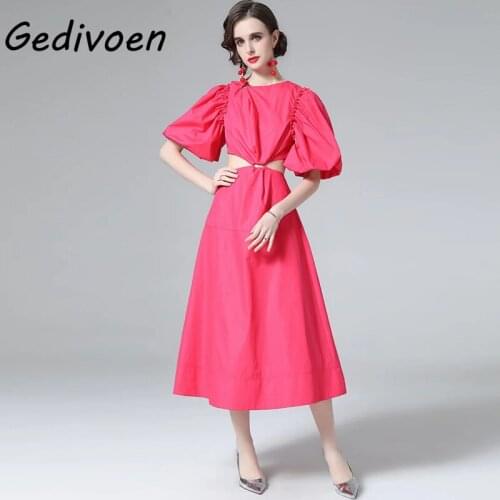 Gedivoen Summer Midi Dresses