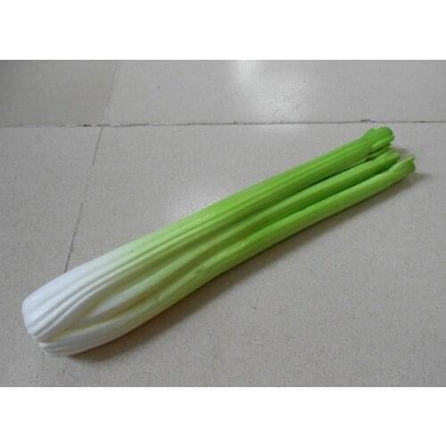 Simulation toy Pu Celery Green Onion Vegetables Fruit Toys Model Simulation Food Educational Kid Pretend Play House Children