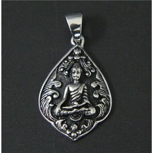 Hot Personal Design Chinese Buddha Pendant 316 Stainless Steel Fashion Fashion Biker Cool Pendant